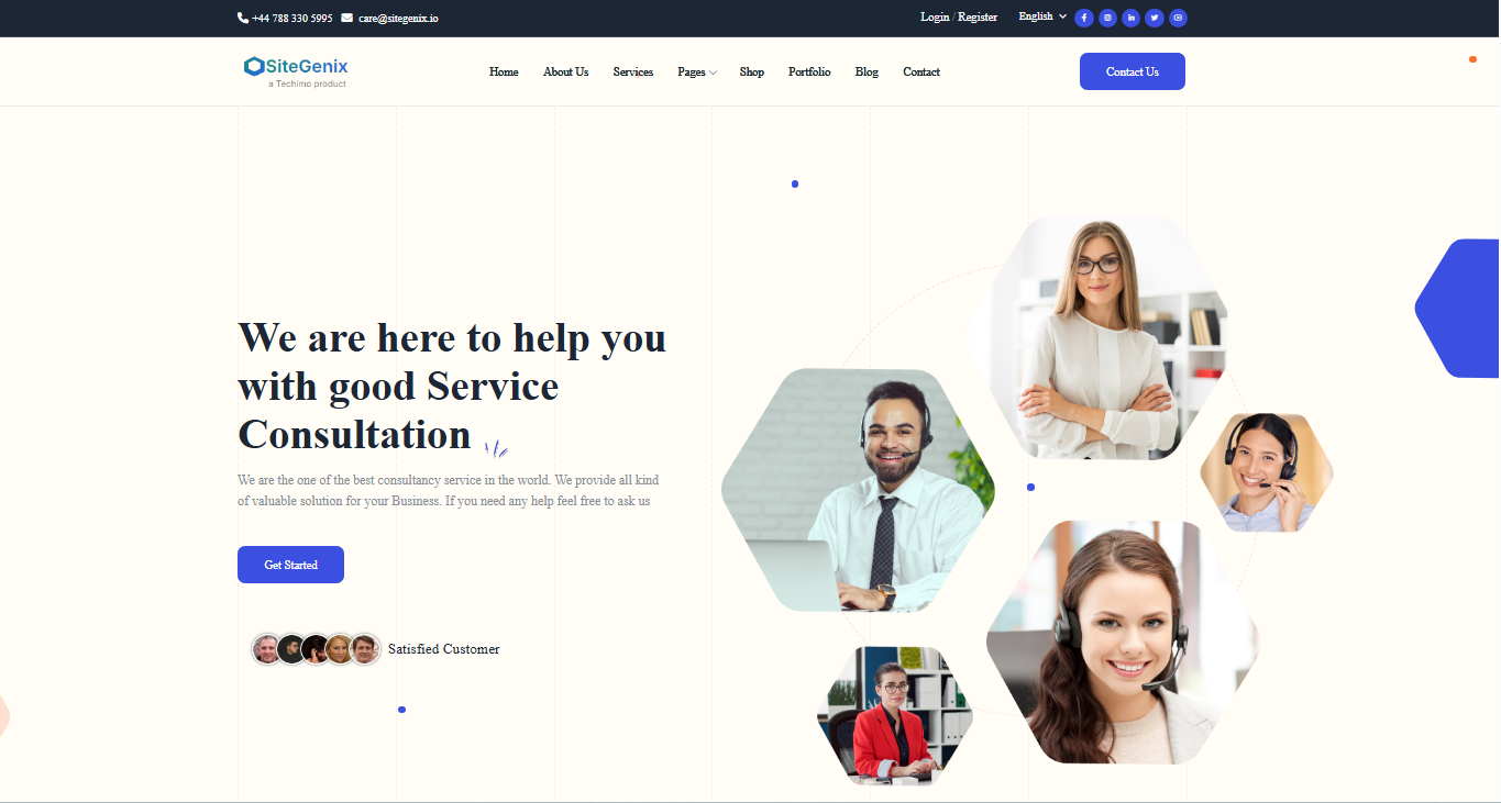 Education platform template